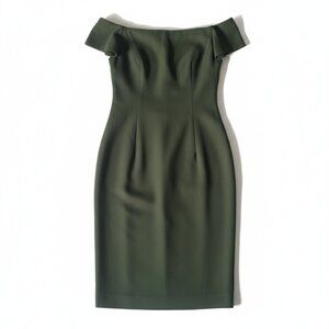 Black‎ Halo Off-the-Shoulder Sheath Dress Size 2 NWOT